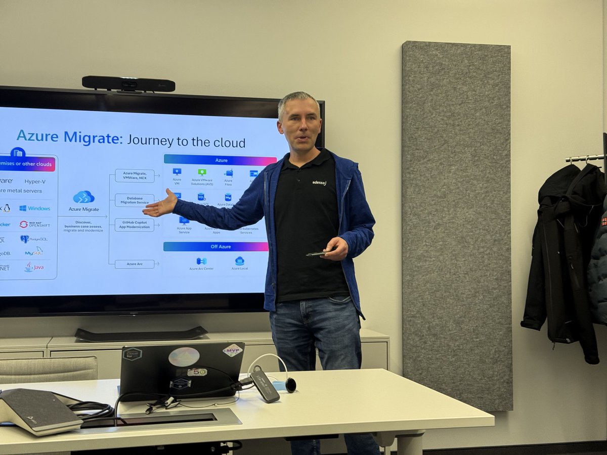 Was gibt’s es neues bei #AzureMigrate? AI unterstützt Euch jetzt bei der Transformierung von Legacy Apps in die Cloud! Diese und andere News rund um #Azure stellt <a href="/GregorReimling/">Gregor Reimling #AzureBonn</a> vor.