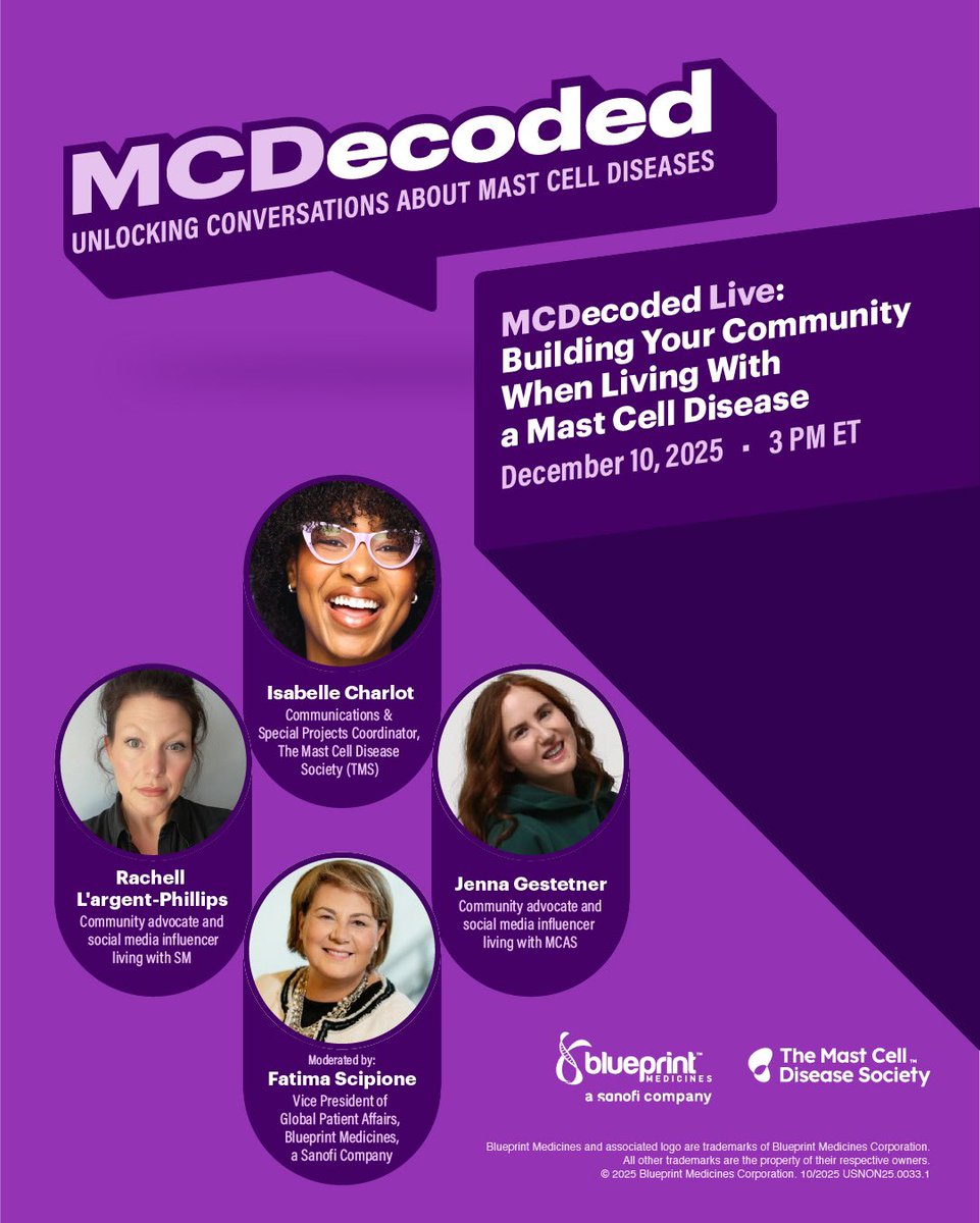 Hi disabled and/or chronically ill friends, what’s your #1 tip to build community? 

#ad In paid partnership with <a href="/BlueprintMeds/">Blueprint Medicines</a>, a Sanofi company, I'm sharing an upcoming FB live event focused on building community when living with mast cell disease! RSVP:bit.ly/MCD-JH