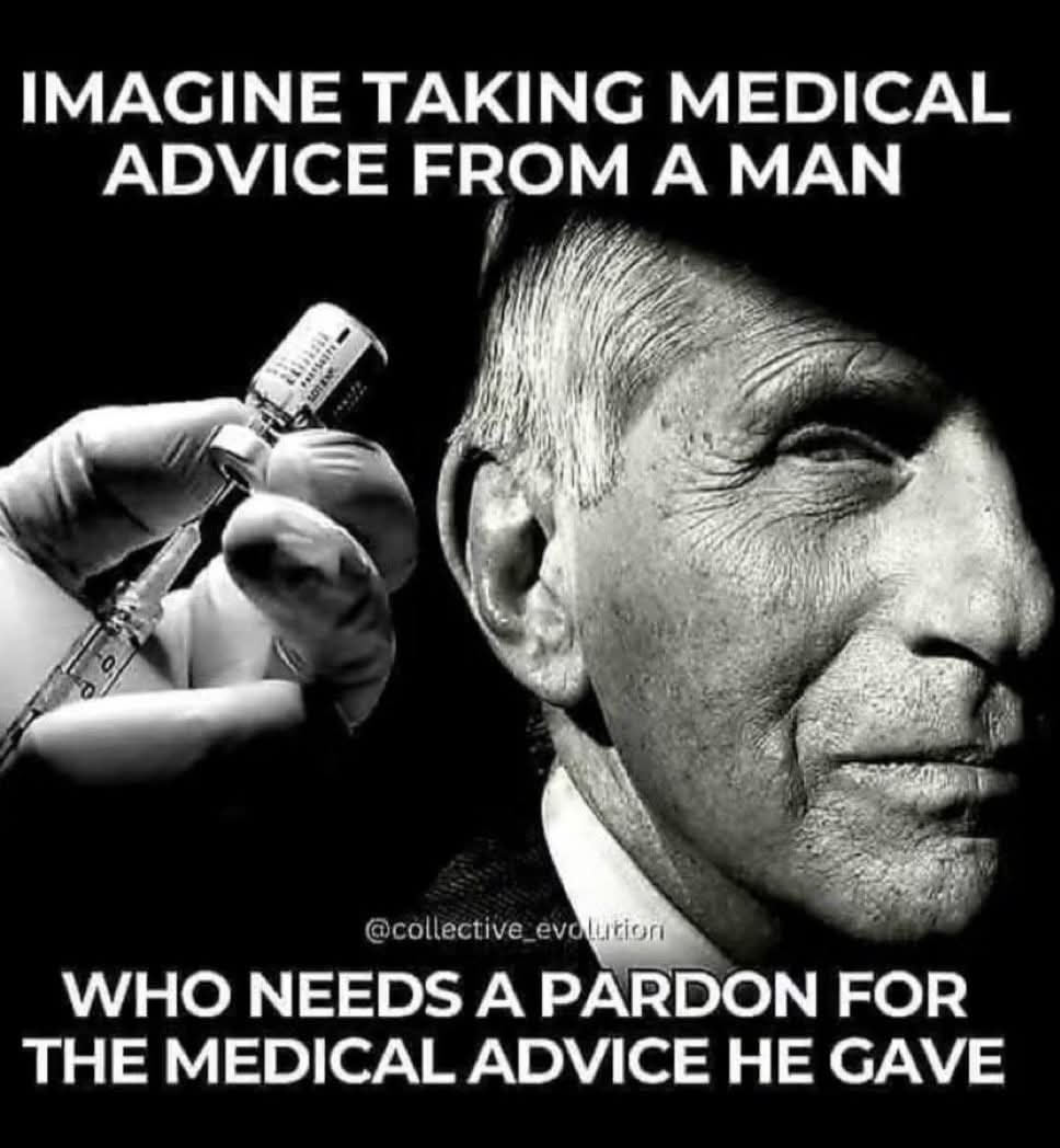 Now that the auto pen is removed. 

Prosecute Fauci.