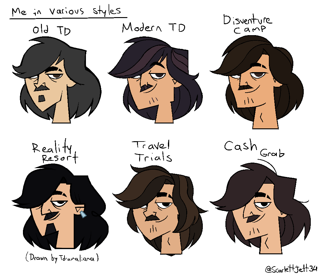 Drawing my sona in multiple styles
#dctwt #tdtwt