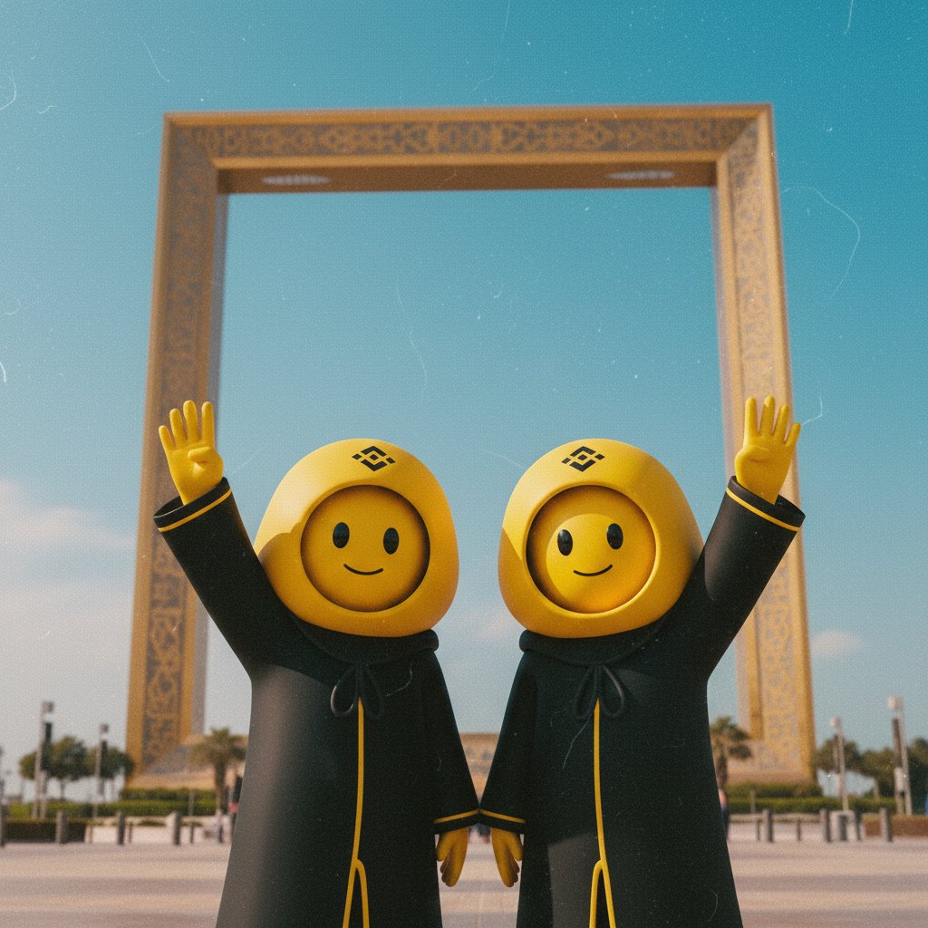 Reporting live from Dubai! 

#Binancians