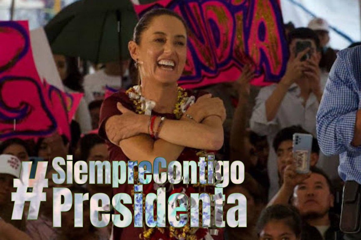 Porque creemos en la transformación que ha llegado a nuestro país. 
Nos vemos el sábado 🤓 

 #siemprecontigopresidenta