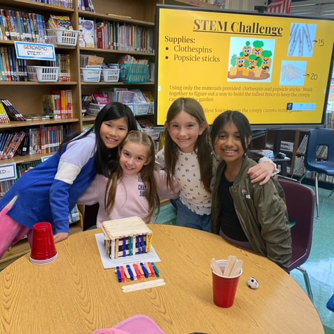 LUFSD_Libraries's tweet image. Alleghany 4th &amp;amp; 5th graders read Creepy Carrots and took on a Halloween STEM challenge! They engineered fences using clothespins and sticks to keep the carrots in.  @LindenhurstUFSD  #LUFSD