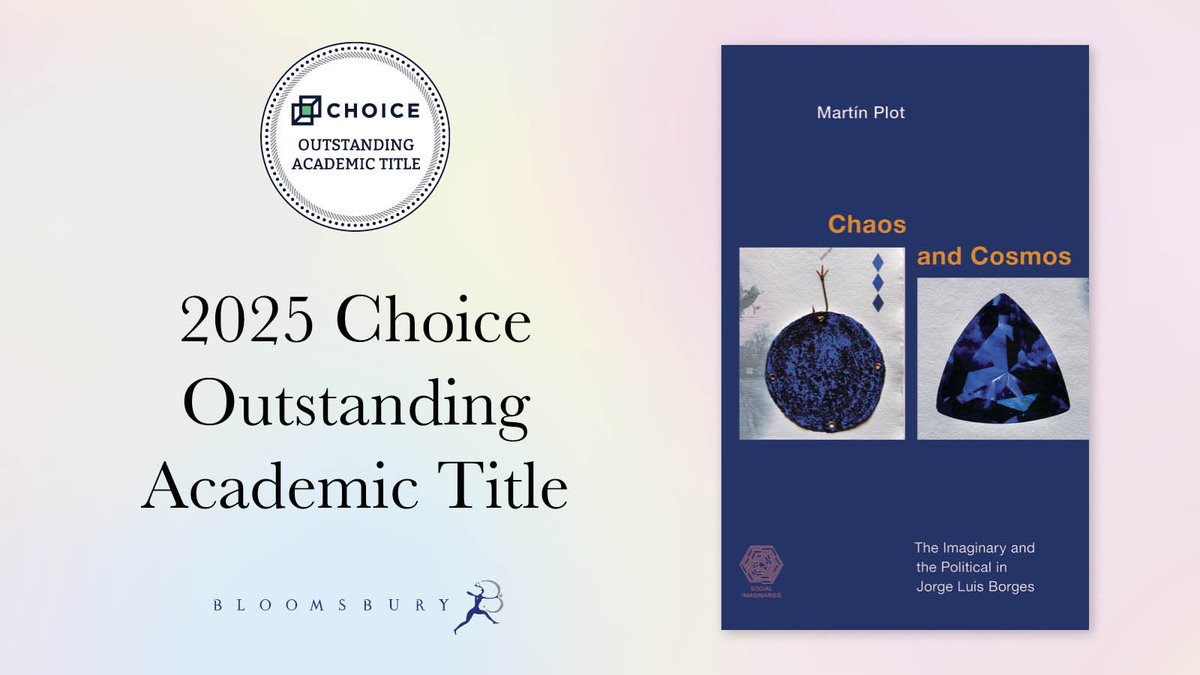 MartinPlot's tweet image. Un poco de autobombo: mi libro Chaos and Cosmos recibió un premio de la Association of College &amp;amp; Research Libraries!