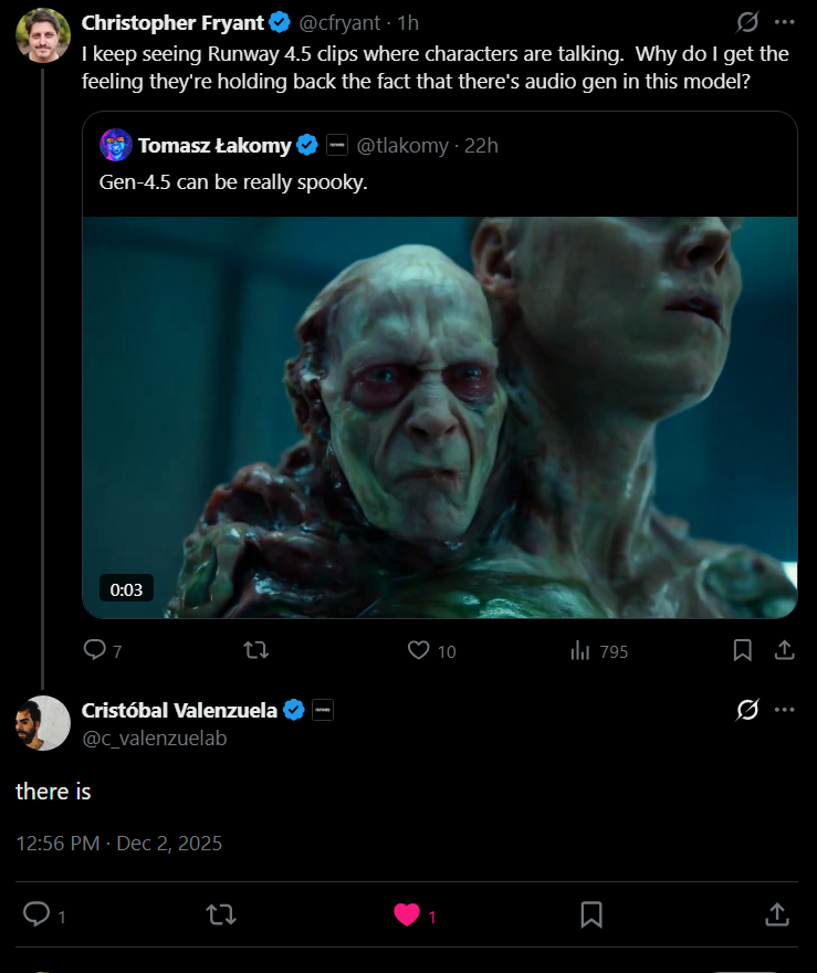 Audio confirmation screenshot