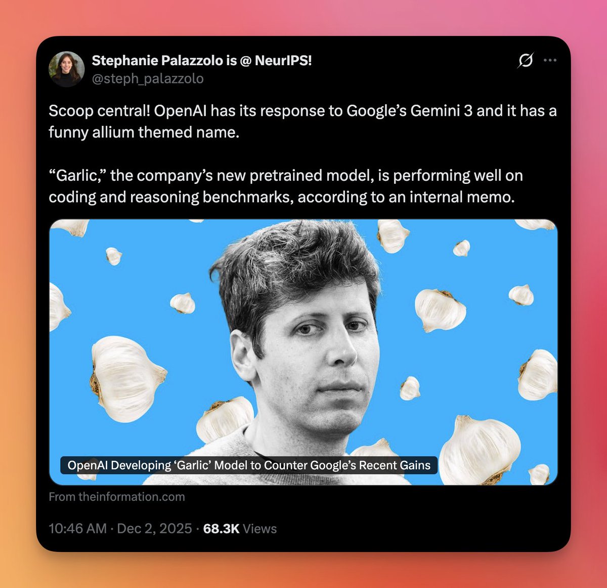 daniel_mac8's tweet image. Sama declares 🔴 Code Red 🔴 at OpenAI.

The below chart shows why.

For the first time since Nov. &apos;22, OpenAI is falling behind Google and Anthropic on model capability rather than only coding or cost/performance ratio.

Don&apos;t count OpenAI out of the race just yet though...…