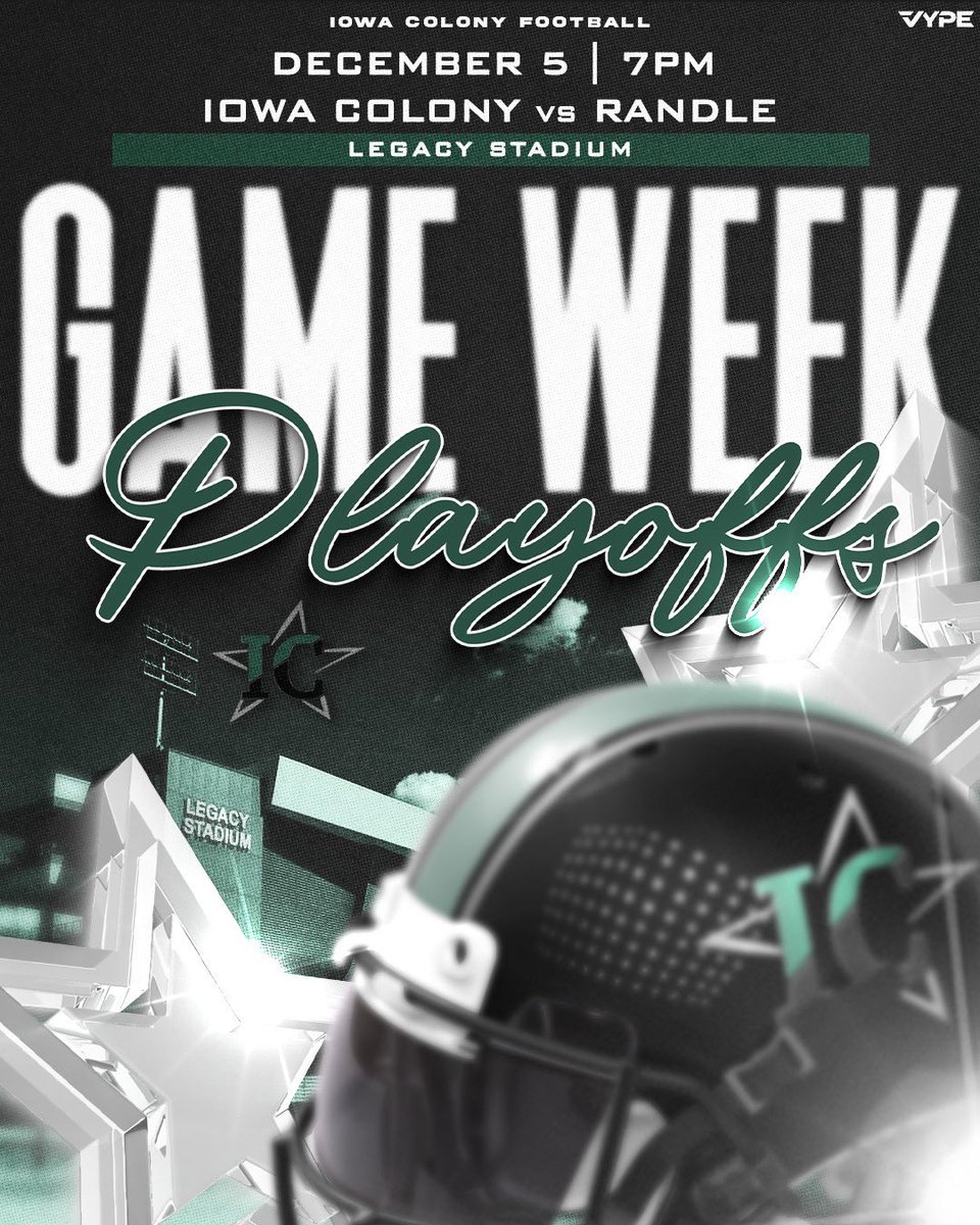 Iowa Colony Football tweet media