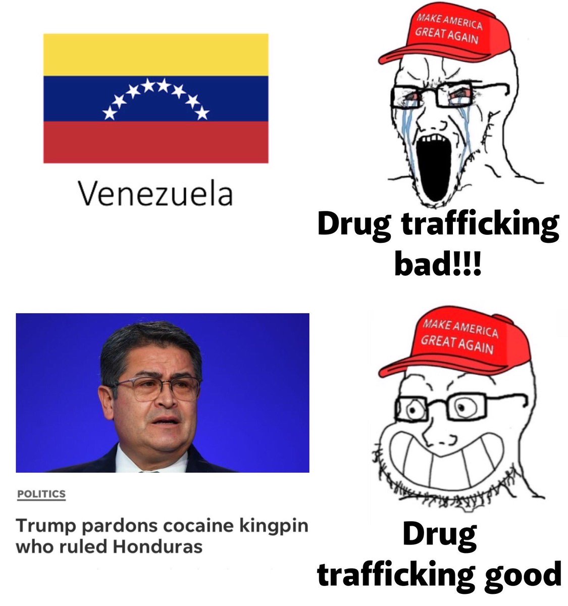 MAGA when drug trafficking