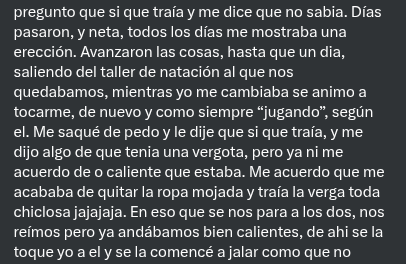 RelatosSinaloa's tweet photo. 🚨Nuevo relato 🚨
Mi amigo de la infancia 😈🥵
.
.
.
 Rt 🔃 y ♥️ para mas relatos.. https://t.co/KoCIm4KBpO