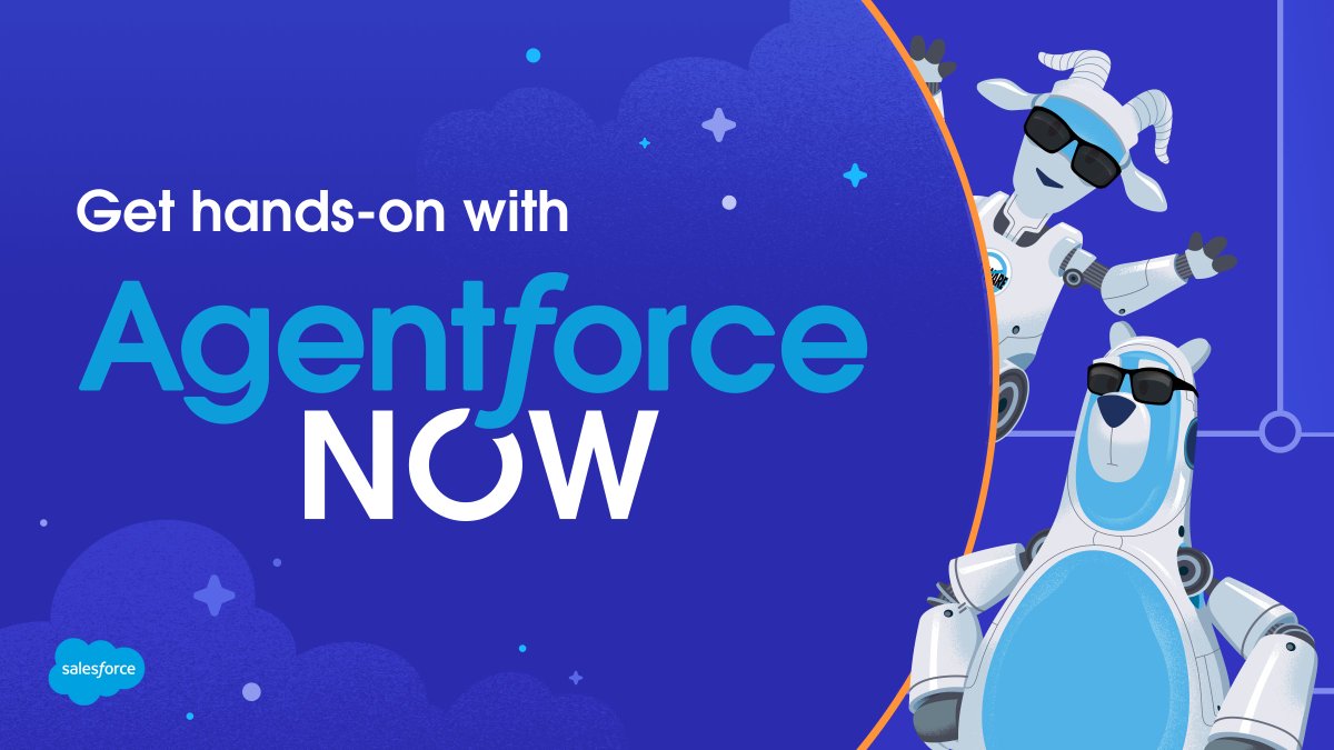 SalesforceAdmns's tweet image. 🗞️ This just in: December is stacked with opportunities to sharpen your agent-building skills.

Join us this month for one of our #AgentforceNOW sessions:

→ December 3: Agentforce Vibes Workshop 🆕 
→ December 10: Evolve Your Agents with Agent Script AMA 
→ December 17:…