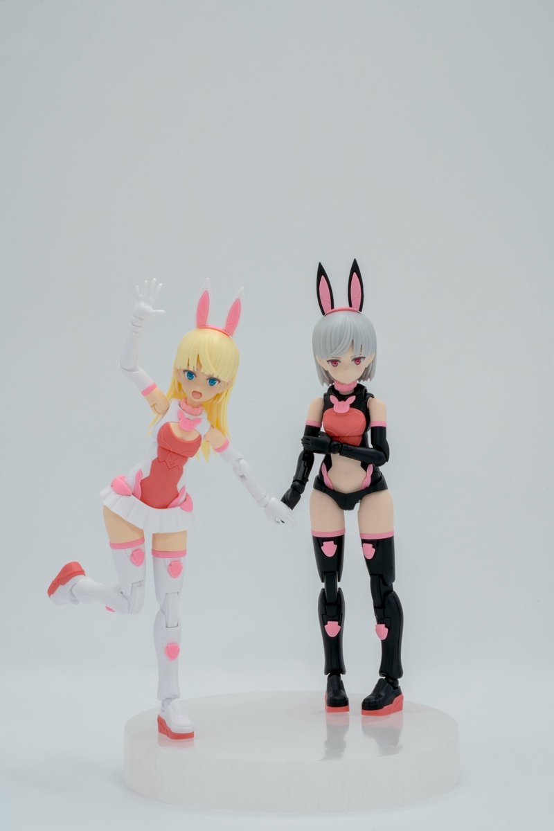 Sergeant4Bryan's tweet photo. I have years of models I have never posted on here.

So, to start, here are the twins, Lirinel and Laranel, with M.S.G Gun Blade Lance 2.
#30ミニッツの日 https://t.co/EYe8dryhME