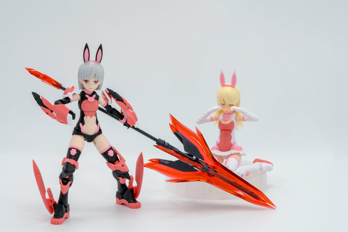 Sergeant4Bryan's tweet photo. I have years of models I have never posted on here.

So, to start, here are the twins, Lirinel and Laranel, with M.S.G Gun Blade Lance 2.
#30ミニッツの日 https://t.co/EYe8dryhME