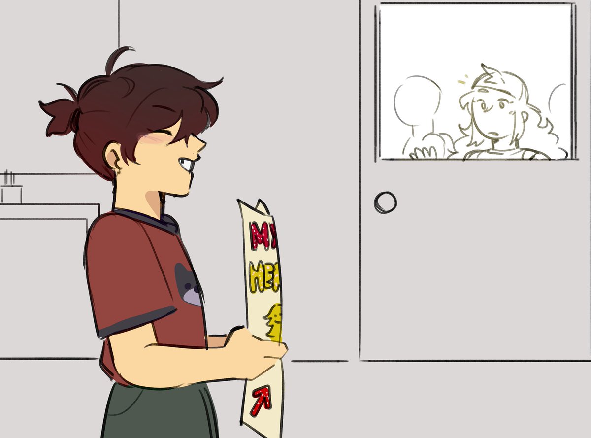 Ruby struggling to make a presentation about her favourite hero cus she has so many but then she just looks at her cool sister and decides to make the presentation about Yang
#RWBY