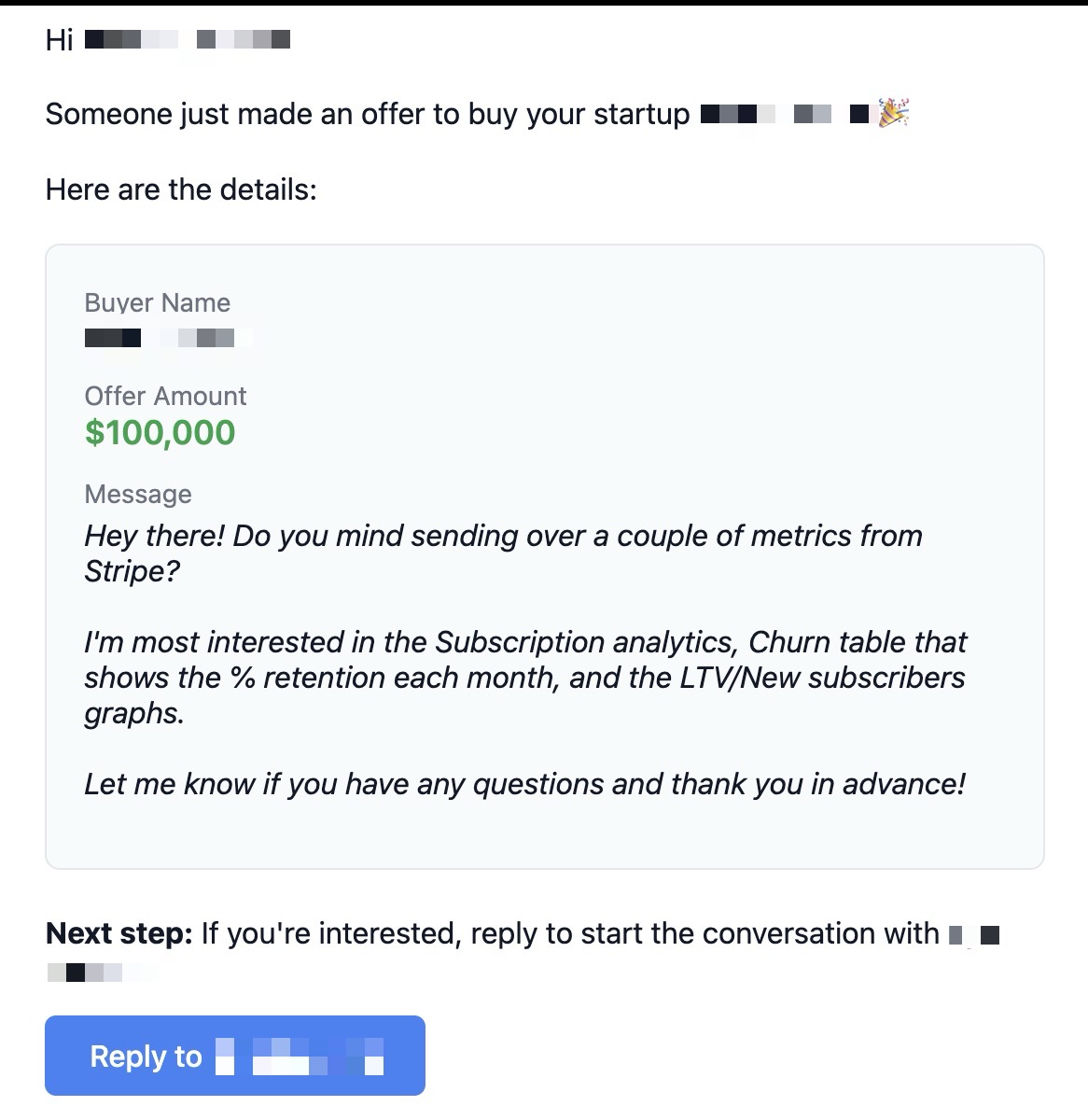 Vi uma oferta de aquisição legítima por US$ 100.000 😳
Criei este marketplace de compra e venda de startups por curios