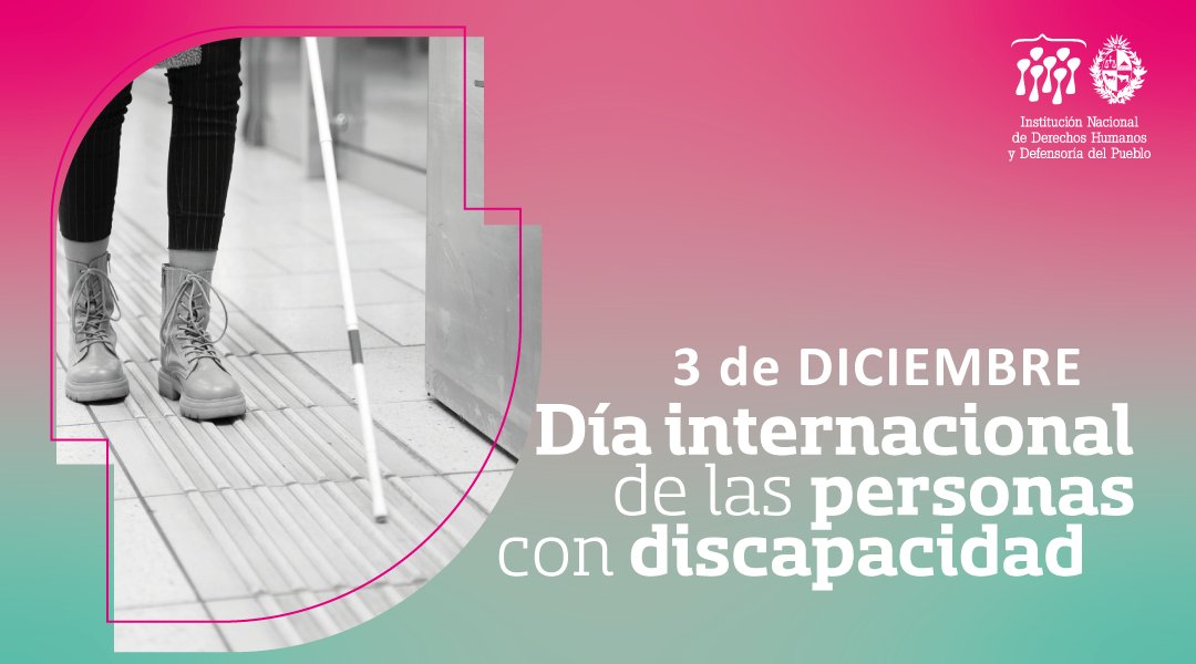 La <a href="/inddhhuy/">INDDHH y Defensoría del Pueblo</a> reafirma en este día su compromiso con la plena inclusión, participación y autonomía de personas con discapacidad, tal como establecen la Convención sobre los Derechos de las Personas con Discapacidad y la legislación nacional.

Comunicado➡️ bit.ly/4phTPa2