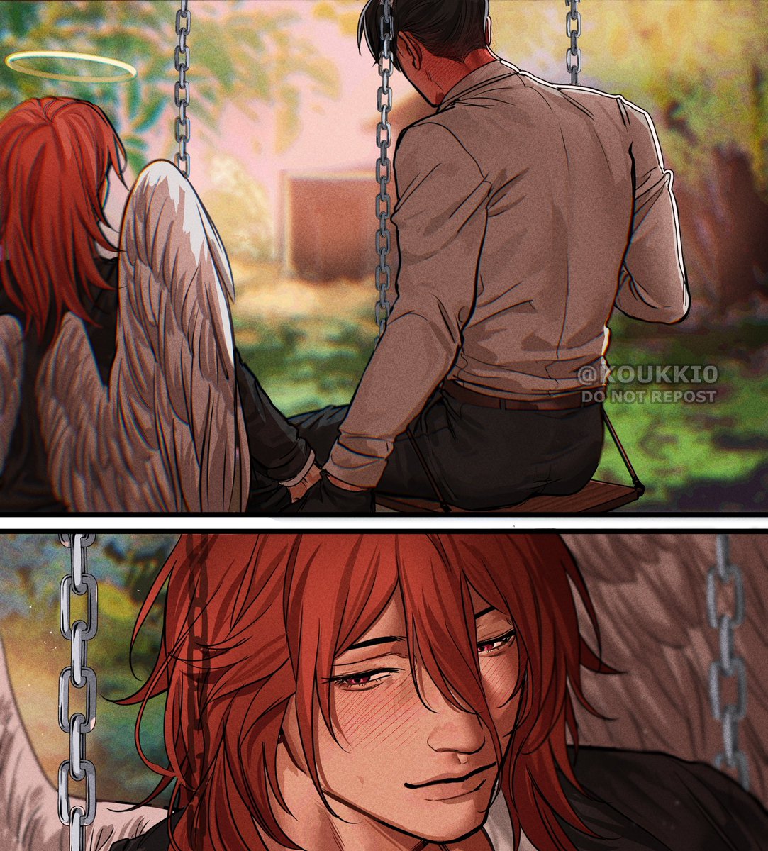 Not missing the chance to stay like this..even for a moment.. #akiangel