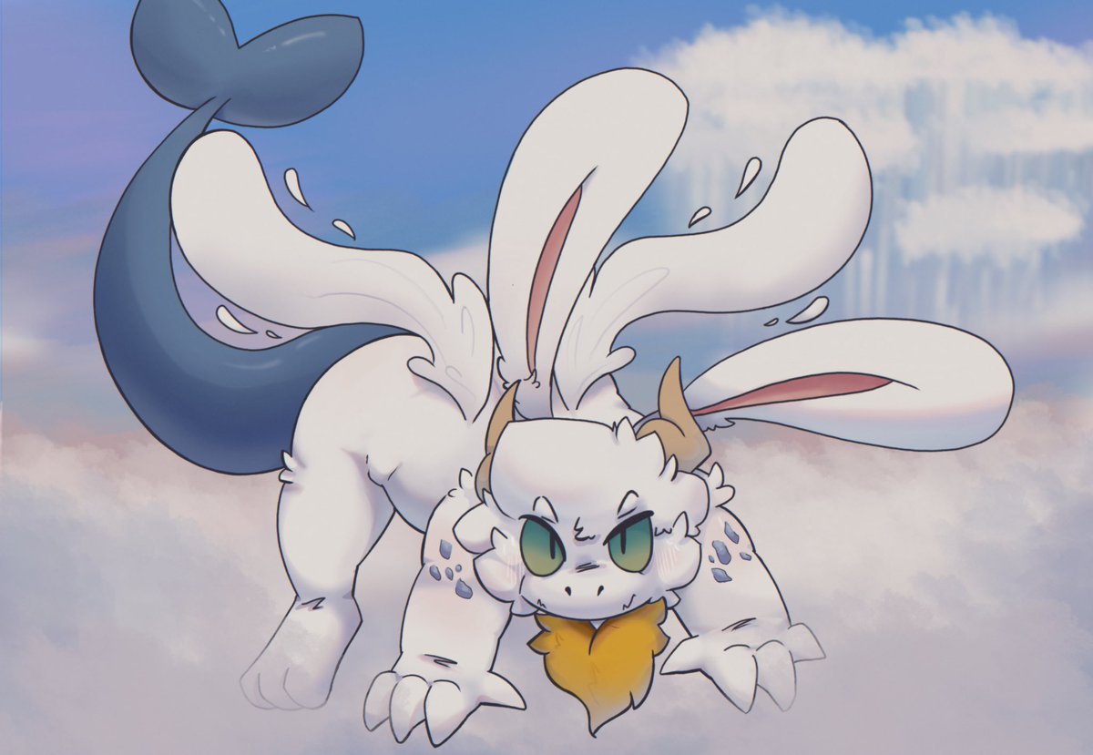 He’s a protector!! 🐇🐉