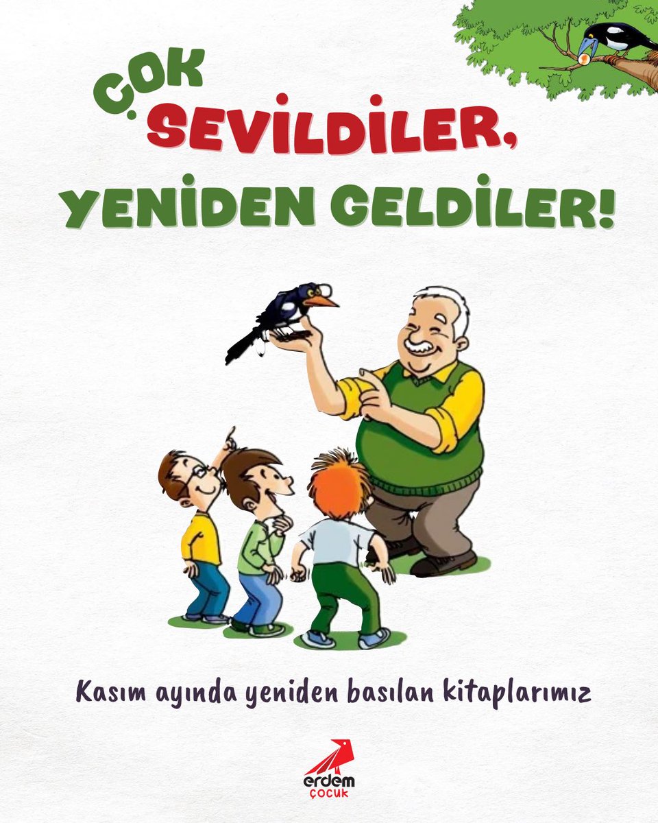 erdemyayingrubu's tweet photo. Okurlarımız istedi, biz yeniden yayınladık! 
Kasım ayı yeniden baskılarımız yayında. Öyküler, maceralar ve bilgilendirici kitaplar yeniden sizlerle! https://t.co/s9KL4H0jMl