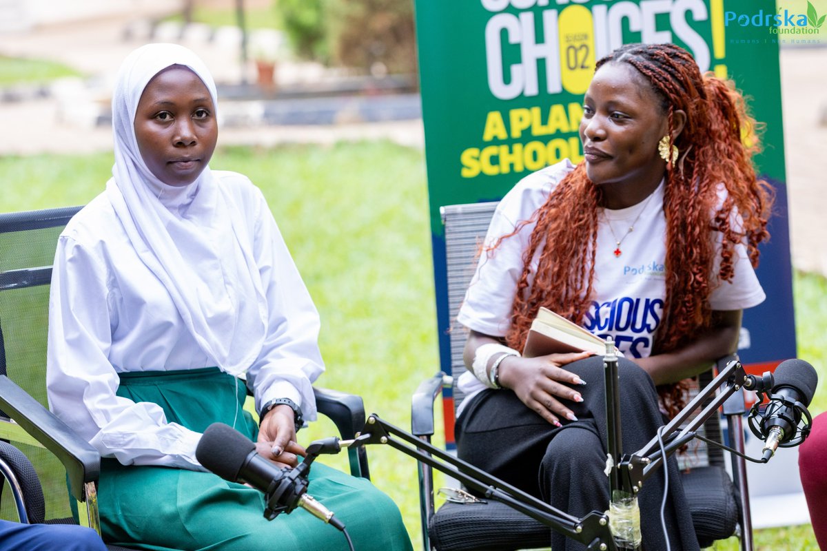 CChoicesUG's tweet photo. in our conscious choices competition we had a podcast where we discussed on many issues and one of them was how to influence a plant based meal menu into schools #consciouschoices2025 #debate #podcast #plantbasedmealtalks https://t.co/WGOQWFkRSt