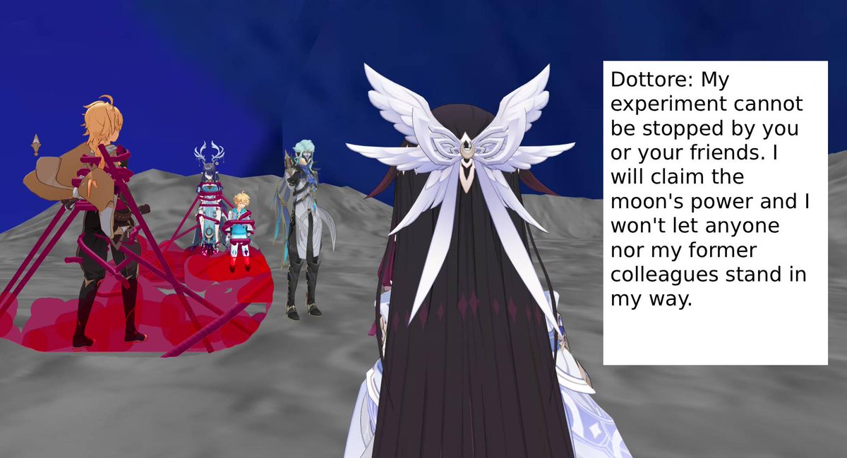 JadenNg24603067's tweet image. Archon Quest 6.2 Dottore Fight Part 1

#aeuma #lauma #aether #columbina #dottore