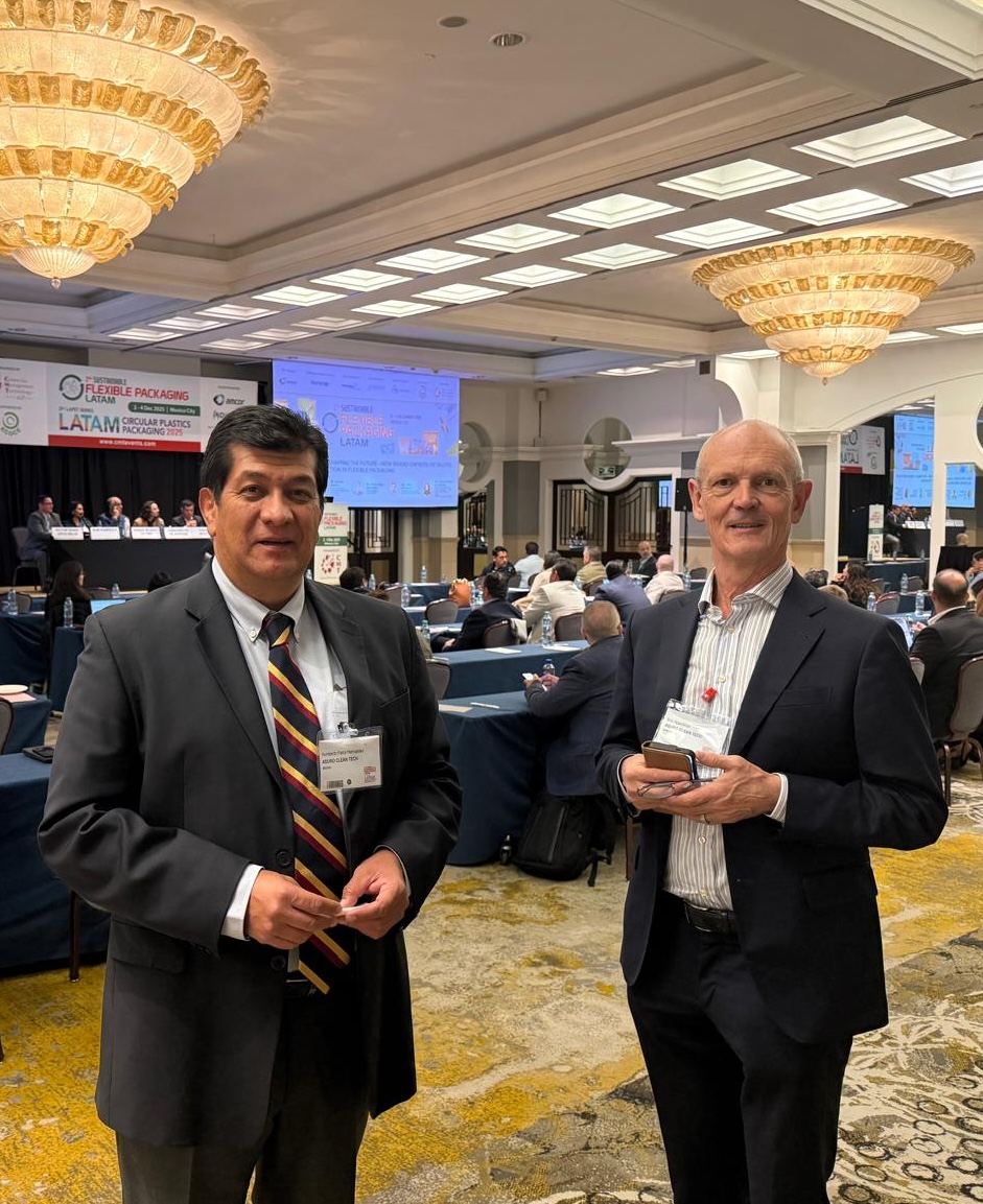 AduroCleanTech's tweet image. In #MexicoCity for the Sustainable Flexible Packaging LATAM Conference, supported by @ecoceac. @EricAppelm6595 &amp;amp; Humberto Parra are on site, with Eric presenting tomorrow on how chemical recycling can strengthen recovery systems for film &amp;amp; flexibles.
#CleanTech #EcoInnovation