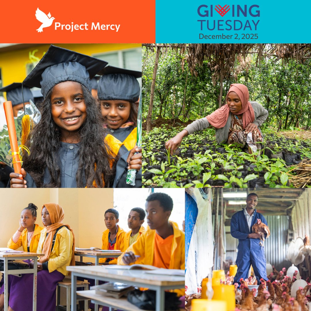 ProjectMercy's tweet image. There’s still time on #GivingTuesday to #DoubleYourImpact. Your gift today will impact many generations to come! Donate and help us on our mission to empower those we serve in rural #Ethiopia to reach their full potential and thrive: projectmercy.org/donate