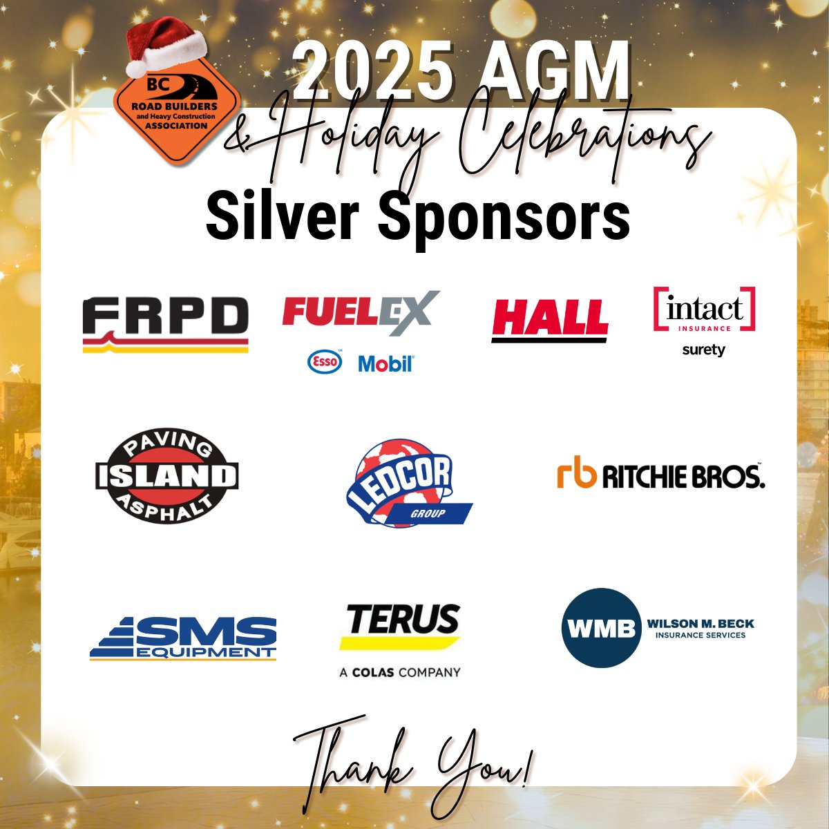 A sincere thank you to all our Silver Sponsors for this year’s AGM. Your contribution supports the success of this event and our association’s work year-round.

We look forward to seeing you at the AGM.