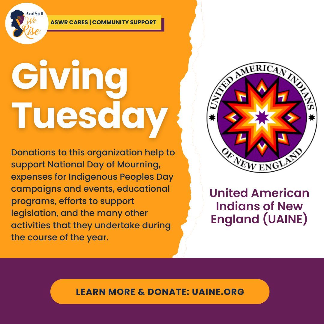 ASWRTweet's tweet image. This Giving Tuesday, we're supporting UAINE and their ongoing work for Indigenous justice. Join us in giving to an organization that leads with truth, courage, and community.

Donate: UAINE.org

#givingtuesday #UAINE #supportnativecommunities