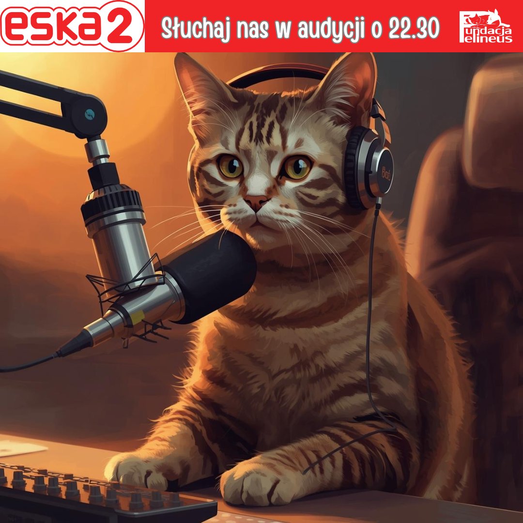 F_FELINEUS's tweet photo. Są tu jakieś nocne marki?
Halo, halo my nie śpimy i zapraszamy wszystkich, którzy późniejszą porą lubią czegoś posłuchać, na audycję do Radia ESKA2, która rozpocznie się dziś o 22.30❗

Będziecie mogli dowiedzieć się czegoś więcej o nas, o naszych zmaganiach i wyzwaniach, a także akcjach, które ruszą już niebawem 😉 Ustawcie więc odbiorniki na 98,4 FM i słyszymy się już za chwilę ❤

ESKA2
#radio #audycja #koty #fundacjafelineus