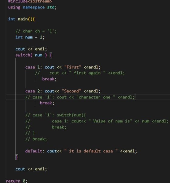 datboi_aayu's tweet image. Day 200 of #365daysofcode

Web dev:Today i learned about Arrays &amp;amp; Objects.

DSA : Today i explored about switch Implemented switch for decision-making.

• Used multiple case conditions
• break to stop fall-through
• Added default case

#365DaysOfCode #WebDev #CPP #DSA #WEBDEV