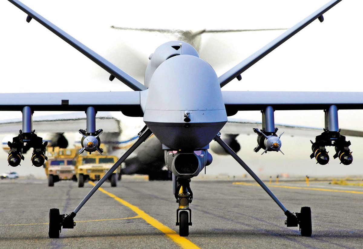 TimOnPoint's tweet image. Drone strikes on designated terrorists 101:

1) Every mission executed by a long-range/long-duration UAV with a Hellfire missile is - in fact - a “kill mission.” By the nature of the attack, no capture is ever planned for or even possible.

2) Re-attacks of partially-destroyed…