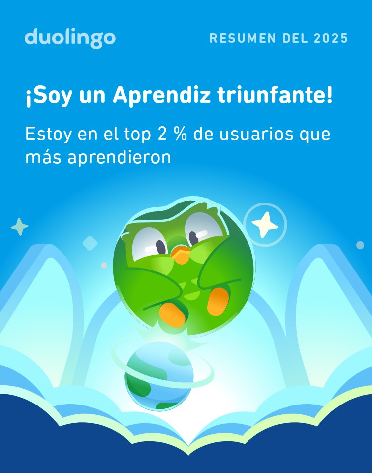 EricaASchmidt's tweet image. ¡Miren cuánto aprendí en Duolingo este 2025! ¿Qué tal ustedes? #Duolingo365