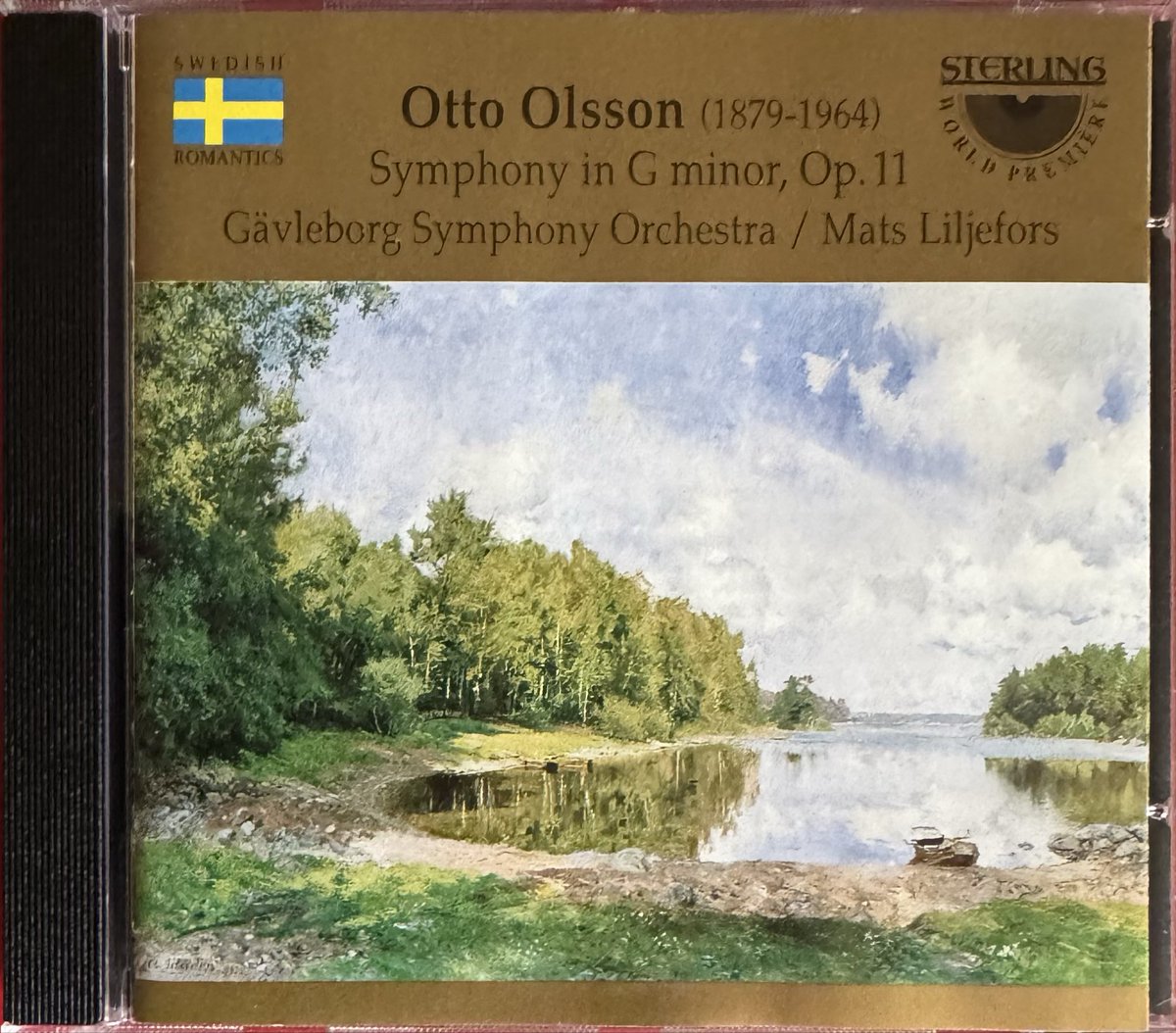 BramaAlessandro's tweet photo. Otto #Olsson, a Swedish composer who lived between 1879 and 1964 and was therefore a contemporary of Natanael Berg, wrote his only symphony at the age of 23! 😮 A symphony of Brucknerian proportions but with music that is decidedly un-Brucknerian. The adagio, for example, (1/3) https://t.co/OF67HclLA7