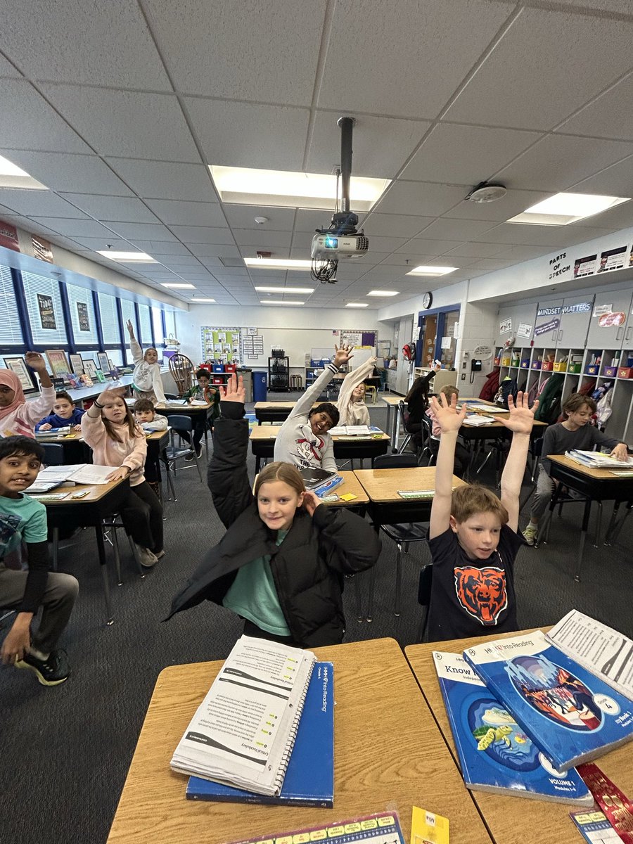 Lots of energy and participation during our vocab review playing Pictionary. #IvyHillLeague