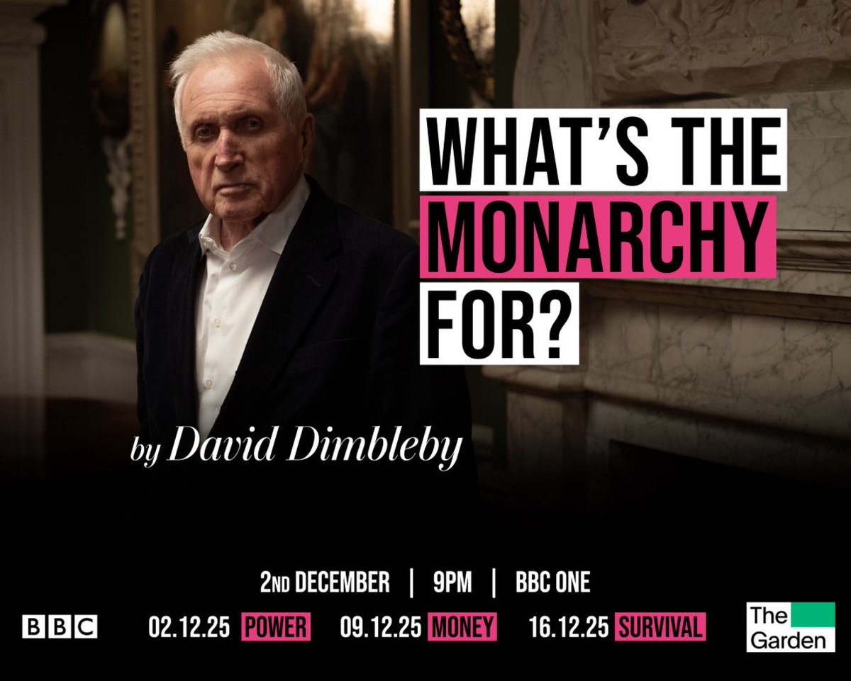 First big night of an epic three weeks of the most extraordinary series I’ve ever been lucky enough to be a part of…

What’s the Monarchy for? With David Dimbleby broadcasts tonight at 9pm on <a href="/BBCOne/">BBC One</a>