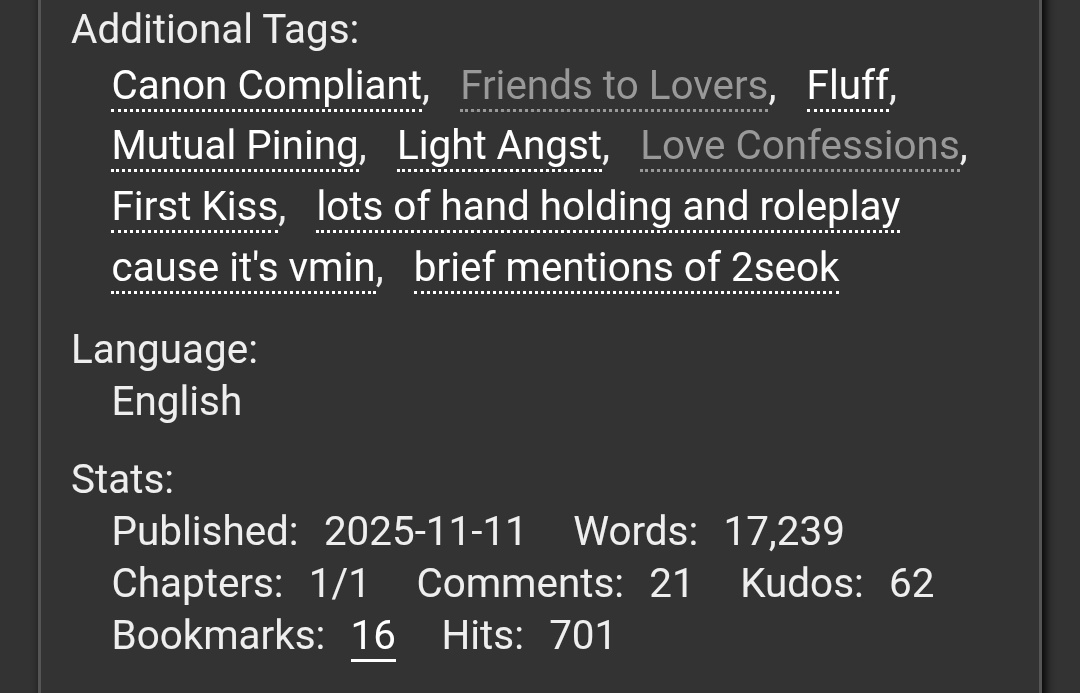 vminiesrec's tweet photo. (red) string theory by hotchocolatae

☕️ 17.2k, completed (T)
☕️ canon compliant, friends to lovers, mutual pining, fluff, role playing, first kiss

🔗https://t.co/gTJhrZ5jho

#vmin #vminficrec https://t.co/no0Fdvlxej