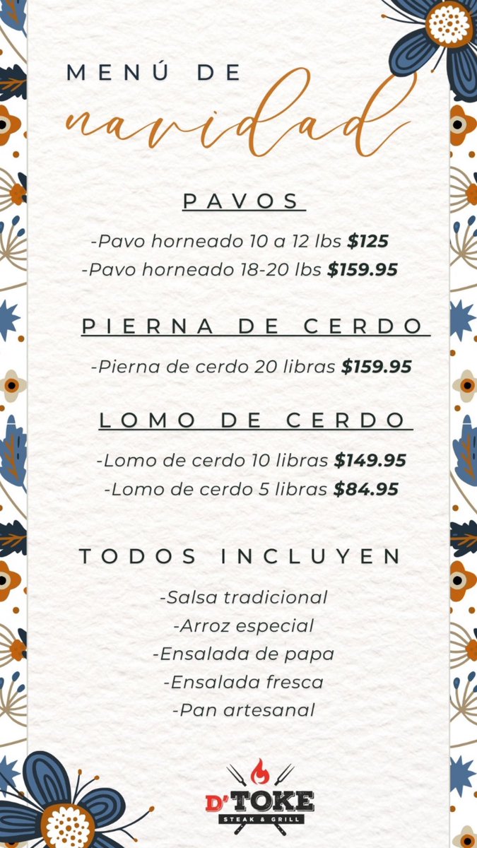 DTokeFood's tweet photo. 🎅✨ ¡Ya está disponible nuestro Menú Navideño 2025!
Banquetes completos, deliciosos y listos para servir.

🛎️ IMPORTANTE:
Nuestros cupos son LIMITADOS porque cada banquete se prepara de forma especial y bajo pedido.
Si querés asegurar tu cena, hacé tu reserva desde hoy. https://t.co/CZdNGHMnNE