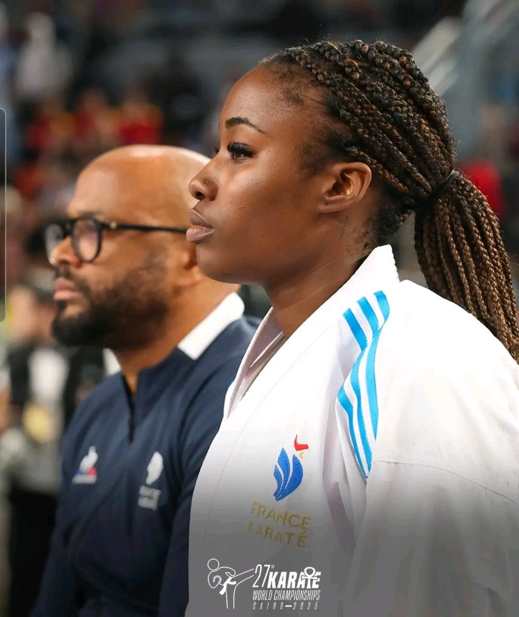 👏🏼Félicitations à la jeune femme d'origine  marie-galantaise Thalya Sombé championne du monde de Karaté et au nouveau président de la fédération française de Karaté Gilles Cherdieu.
