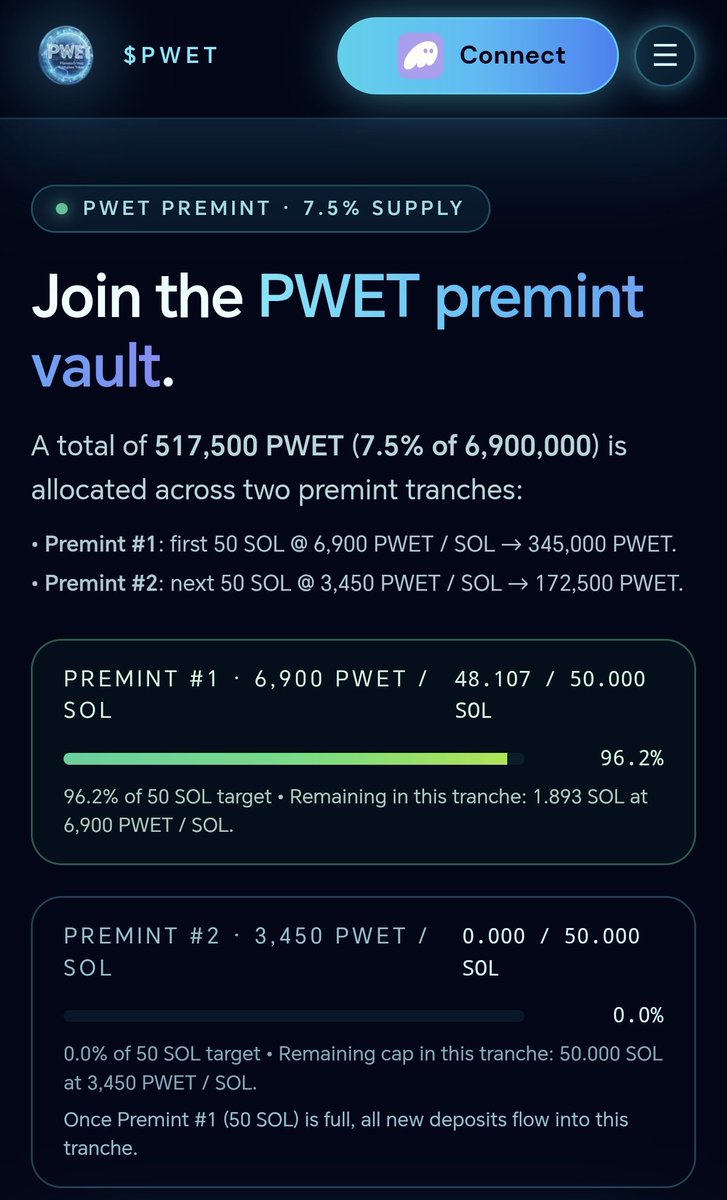 pwetfun's tweet image. Just fixed the logic to avoid devaluing initial preminters and sorry for the confusion🙏 -James