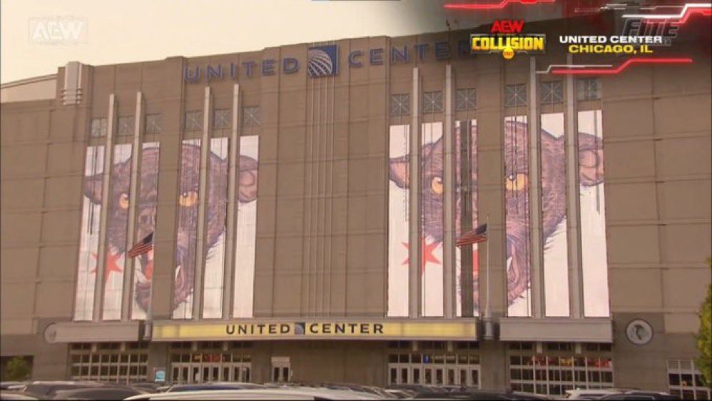 Teffo_01's tweet image. Larry being the face of the United Center in 2023 ❤️