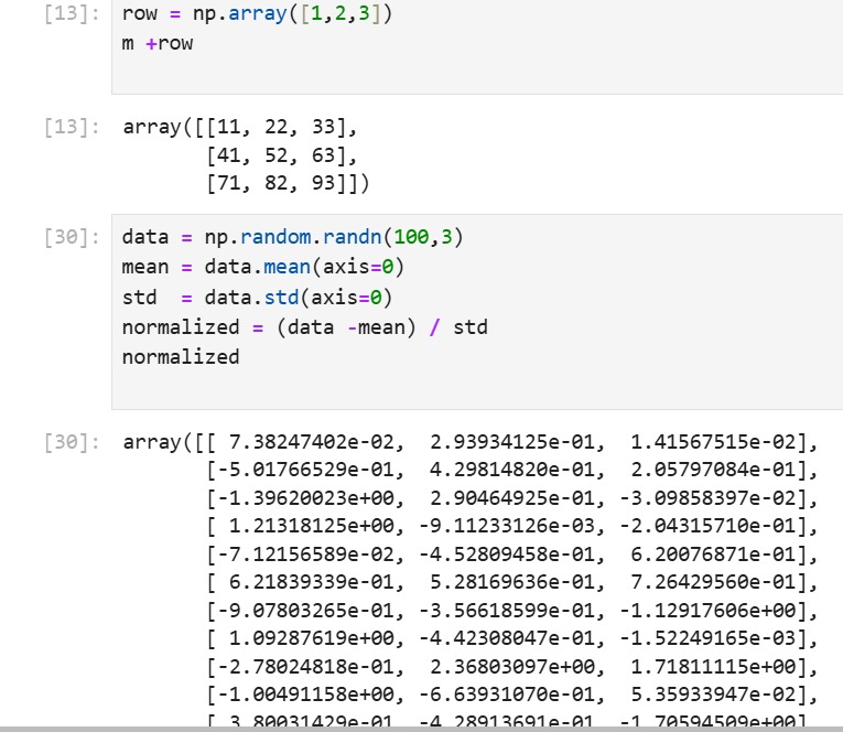 sh63425's tweet image. Day 20— Practiced NumPy basics: shapes, indexing, stats and normalizing data.
NumPy makes data work so much faster. Feeling more comfortable every day.
#100DaysOfDataScience #NumPy #LearningInPublic