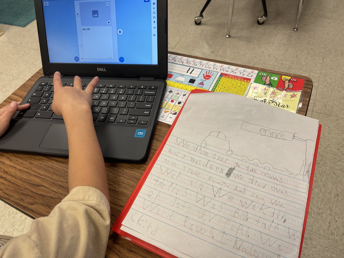 TraciPiltz's tweet image. 2nd graders are using @WriteReaderApp to publish narrative stories they have been writing. This is a great way for them to create a final version that can be easily shared, and helps them practice important skills like keyboarding and adding images to digital projects. 📕