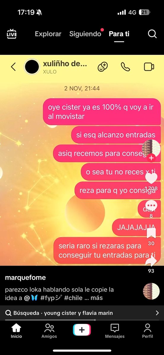 _pazmartina's tweet image. Weon quítenle el celular a las fans del young cister #locas