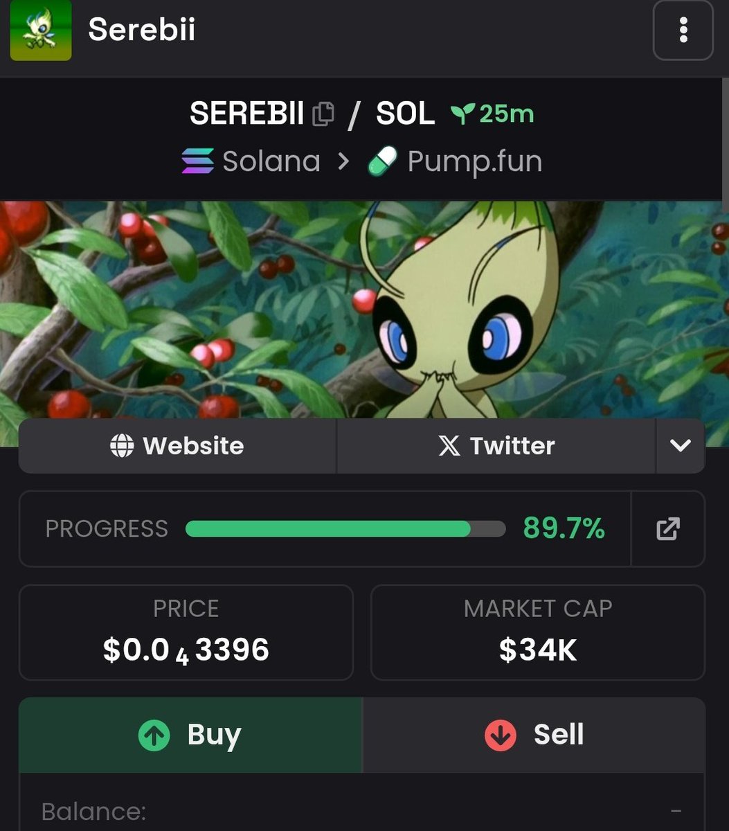 Sadiqbyte's tweet image. $kabuto Dev launched $serebii sitting at $34K MCAP