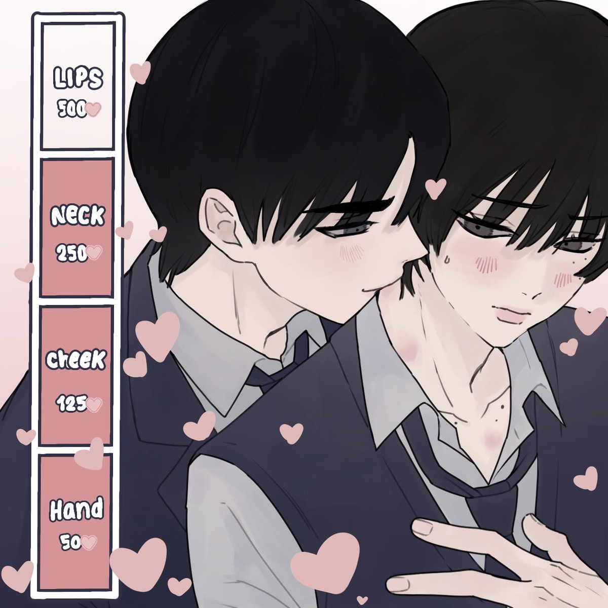 akoki0N's tweet photo. ദ്ദി ˉ͈̀꒳ˉ͈́ ) <𝟑 the third stop of the #seonggyu kiss meter !! https://t.co/1kt99cRvFw