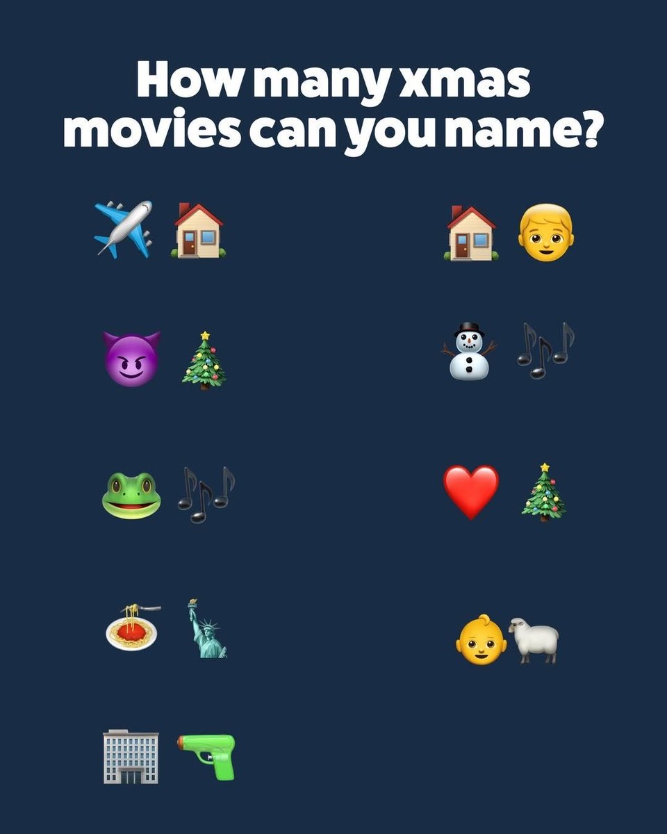 Name that Christmas movie…

📷 @travelodgeuk
