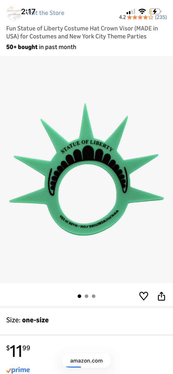 i’m dying to see fans wearing these at the shows!🗽

get one here: amzn.to/4pC8D2Q
