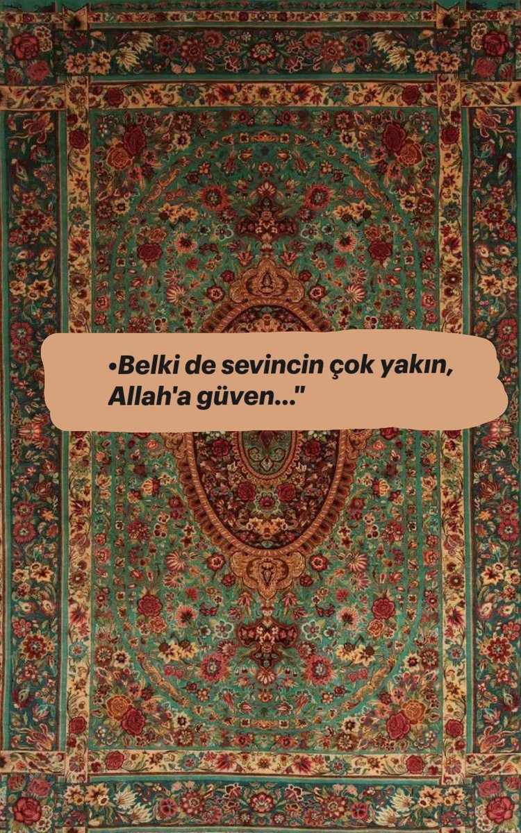 "Allaha güven.."