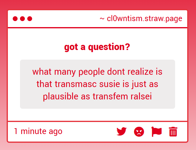 cl0wntism's tweet image. 