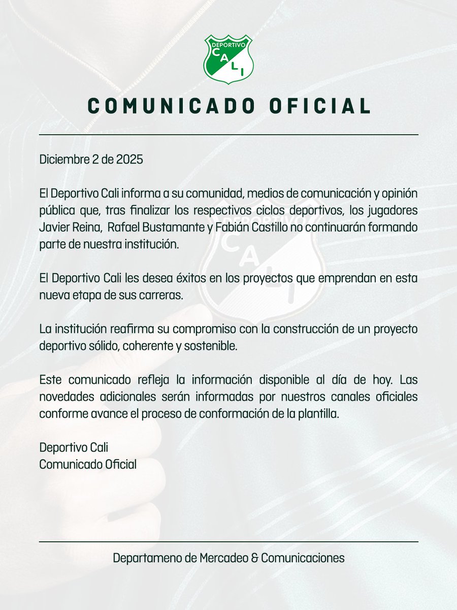 Deportivo Cali tweet media